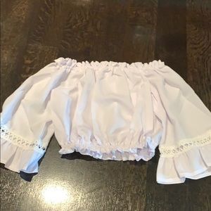 Off the shoulder shirt